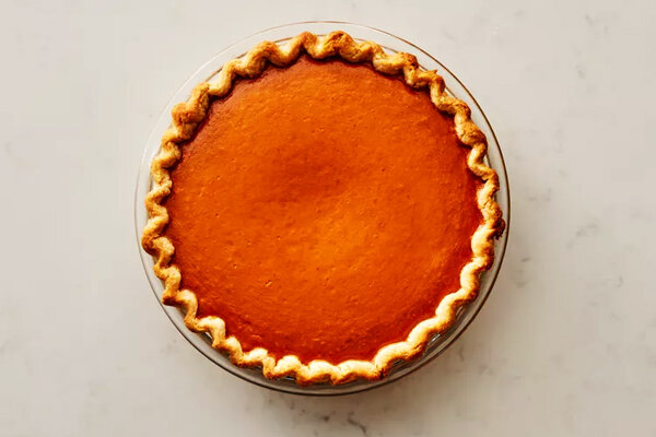 آموزش شیرینی پزی / طرز تهیه پای کدو حلوایی با رنگ و طعم عالی