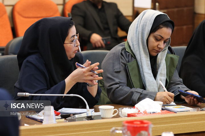 نشست خبری مدیران کل برگزار کننده بیست و هفتمین مانور سراسری زلزله مدارس استان یزد