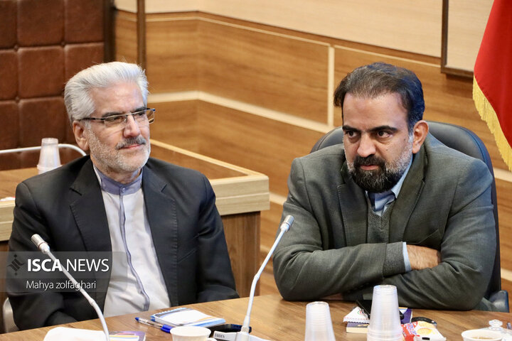 نشست خبری مدیران کل برگزار کننده بیست و هفتمین مانور سراسری زلزله مدارس استان یزد