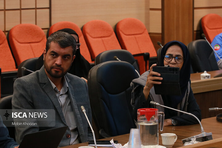 نشست خبری مدیران کل برگزار کننده بیست و هفتمین مانور سراسری زلزله مدارس استان یزد