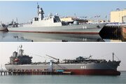 الحاق پایگاه شناوری کردستان و ناوشکن سهند به نیروی دریایی ارتش