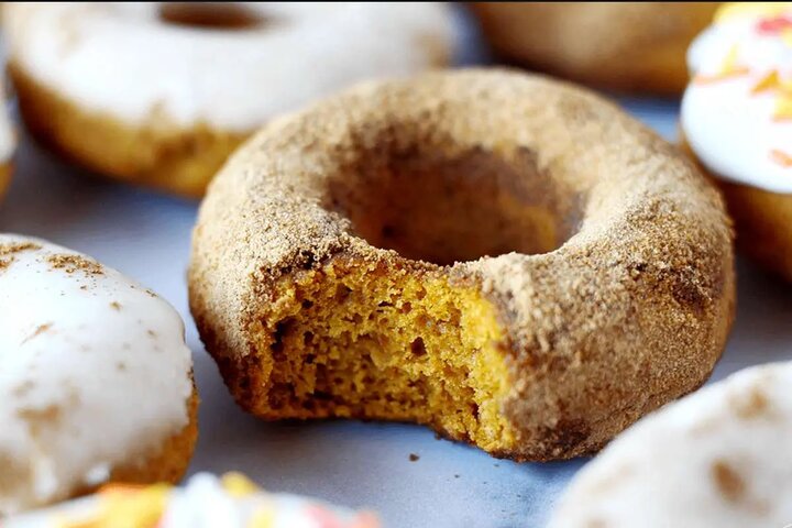 آموزش شیرینی پزی / طرز تهیه دونات کدو حلوایی