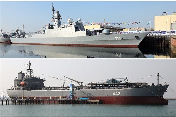 الحاق پایگاه شناوری کردستان و ناوشکن سهند به نیروی دریایی ارتش