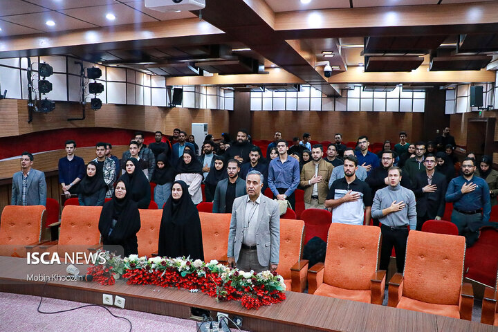 آیین تکریم و معارفه دبیران انجمن‌های علمی در دانشگاه آزاد اسلامی  یزد