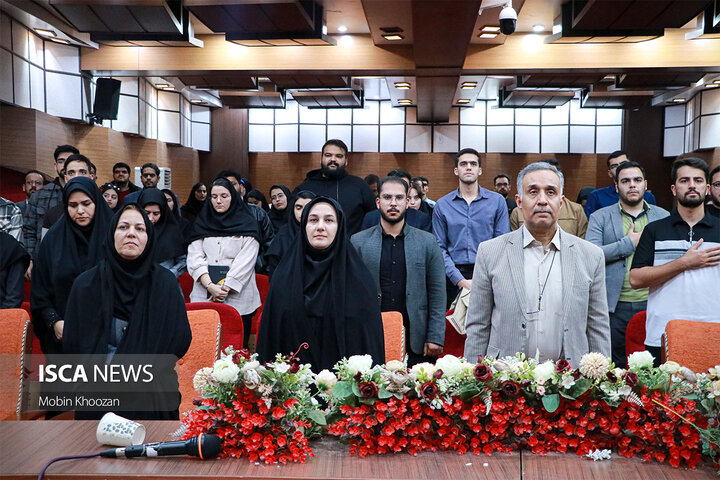 آیین تکریم و معارفه دبیران انجمن‌های علمی در دانشگاه آزاد اسلامی  یزد