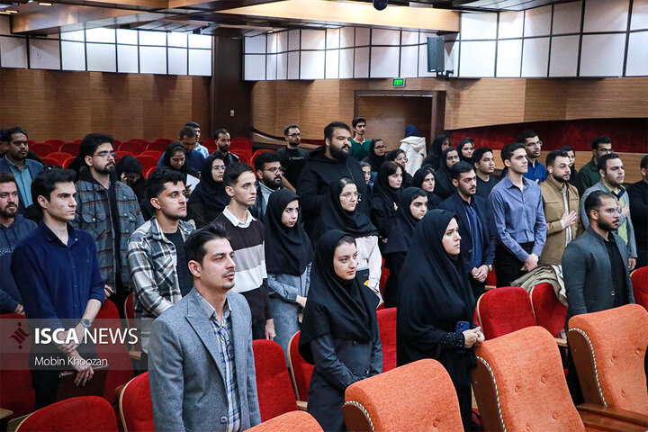 آیین تکریم و معارفه دبیران انجمن‌های علمی در دانشگاه آزاد اسلامی  یزد