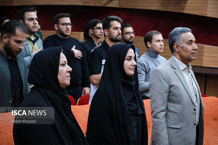 آیین تکریم و معارفه دبیران انجمن‌های علمی در دانشگاه آزاد اسلامی  یزد