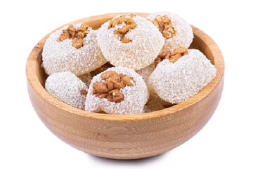 آموزش شیرینی پزی / طرز تهیه باسلوق نشاسته خانگی با پیمانه لیوان