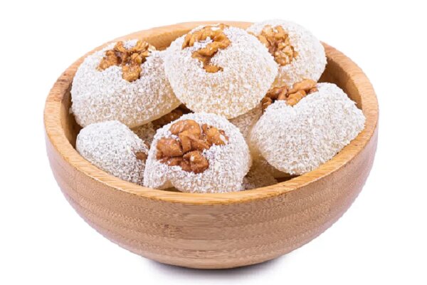 آموزش شیرینی پزی / طرز تهیه باسلوق نشاسته خانگی با پیمانه لیوان