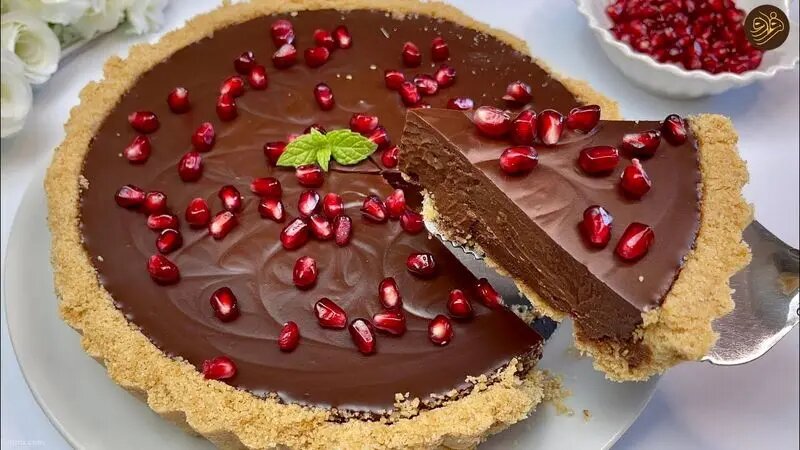 آموزش شیرینی پزی / طرز تهیه دسر یلدایی با بیسکوییت و شکلات