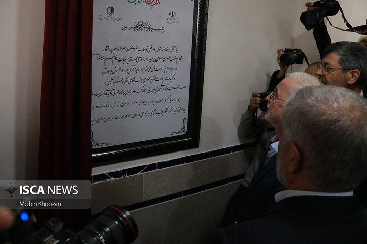 بهره‌برداری از آموزشگاه ۱۸ کلاسه با حضور وزیر کشور در یزد