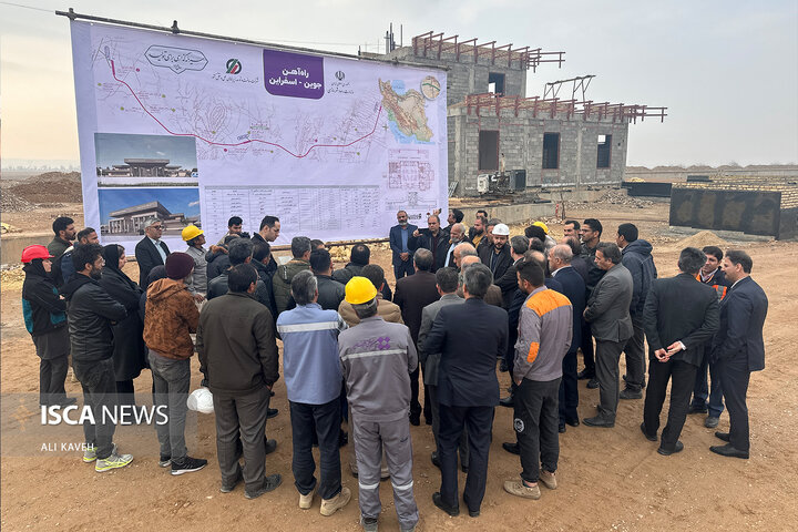 ۴۱ کیلومتر زیرسازی راه‌آهن جوین به اسفراین  انجام شد