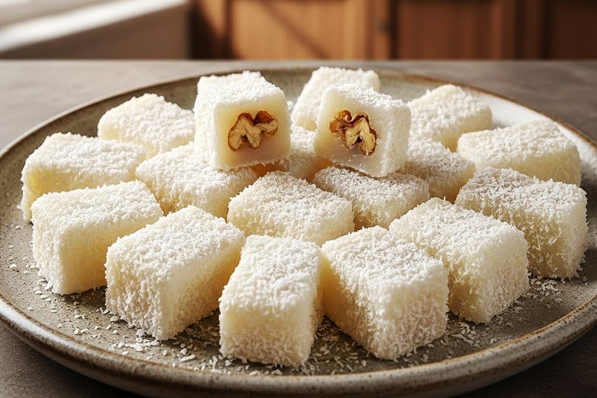 آموزش شیرینی پزی / طرز تهیه باسلوق با نشاسته گل به سبک بازاری