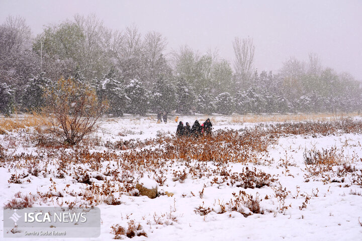 اصفهان برفی