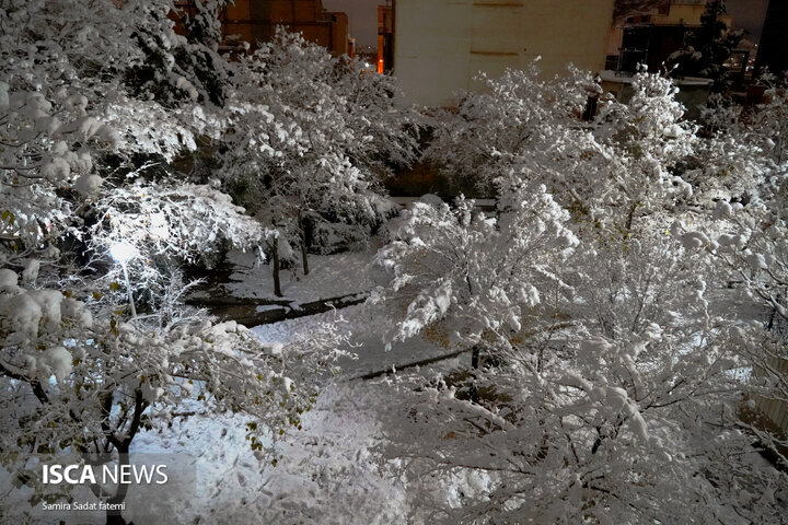 اصفهان برفی