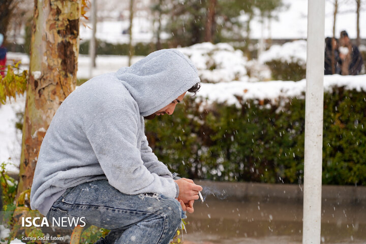 اصفهان برفی