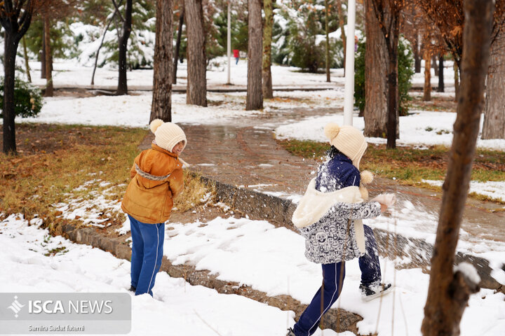 اصفهان برفی