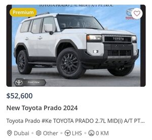 ۲۵۰ هزار دلار اختلاف پرادو از ژاپن تا ایران