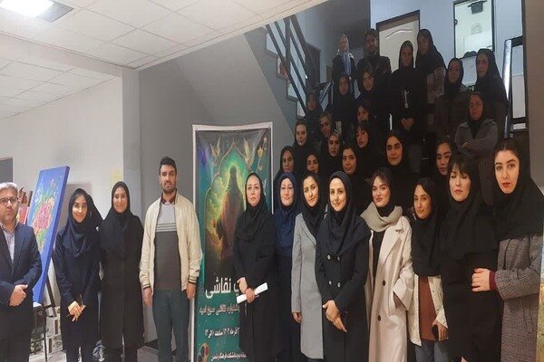 بوم‌های تهران غرب غرق در رنگ انتظار؛ برپایی نخستین ورکشاپ هنری مهدویت در قاب جشنواره صبح امید