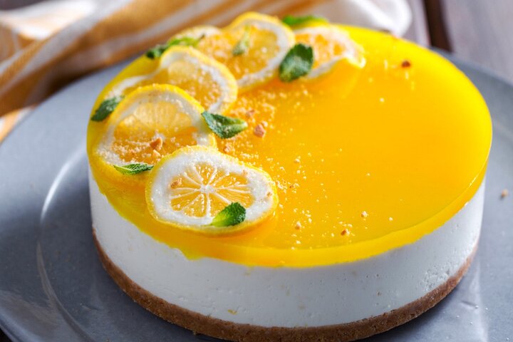 آموزش شیرینی پزی / طرز تهیه چیز کیک لیمویی به سبک قنادی