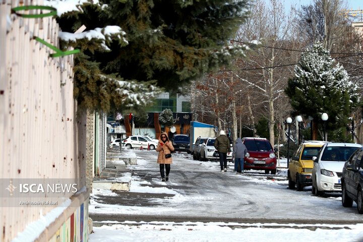 یک روز برفی در اردبیل