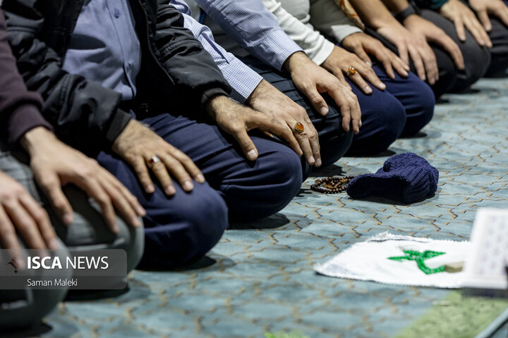 مراسم معنوی اعتکاف در مسجد دانشگاه تهران