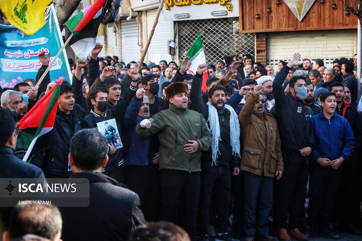 تشییع شهید رضا قدیمی