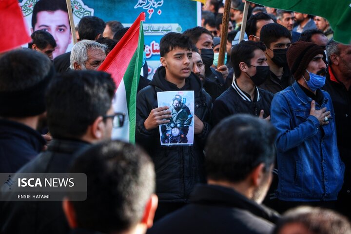 تشییع شهید رضا قدیمی