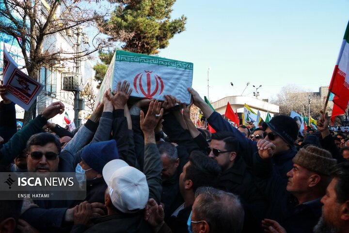 تشییع شهید رضا قدیمی