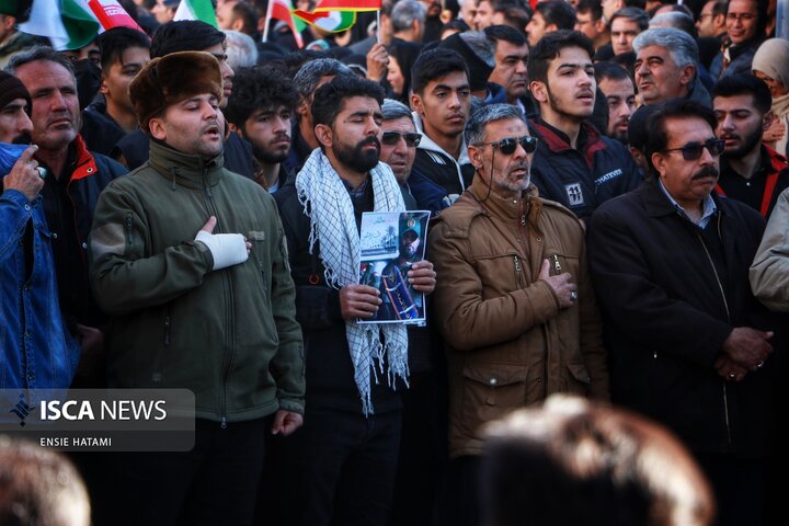 تشییع شهید رضا قدیمی