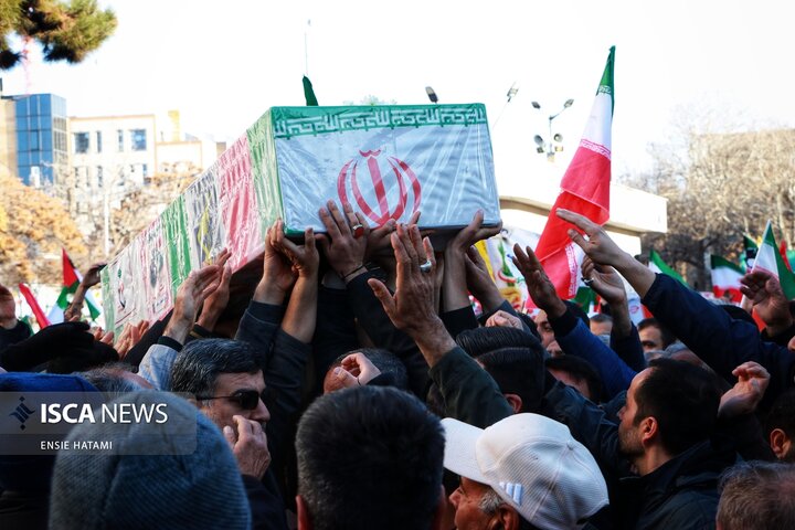 تشییع شهید رضا قدیمی