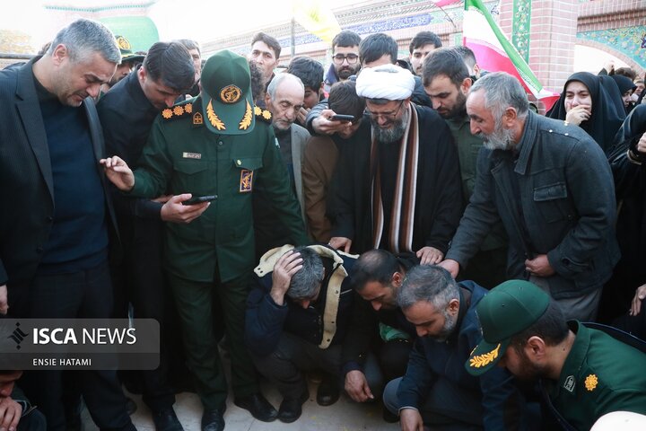 تشییع شهید رضا قدیمی