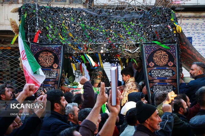 تشییع شهید رضا قدیمی