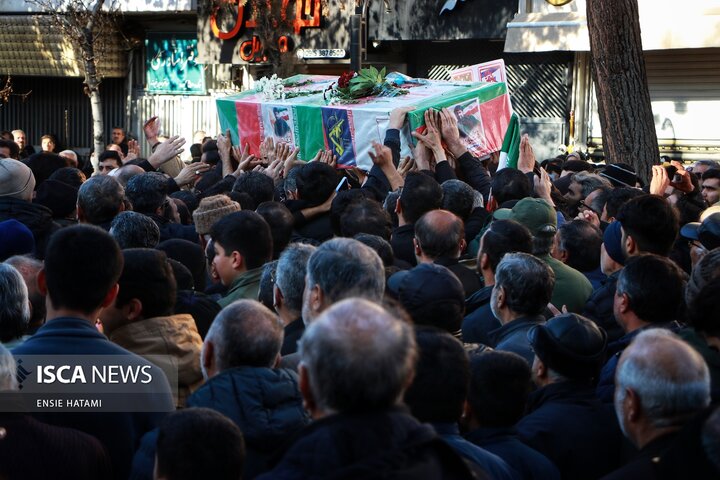 تشییع شهید رضا قدیمی