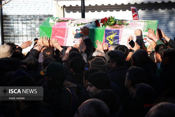 تشییع شهید رضا قدیمی