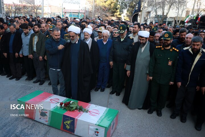 تشییع شهید رضا قدیمی