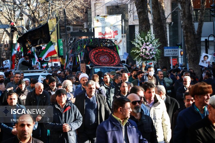 تشییع شهید رضا قدیمی