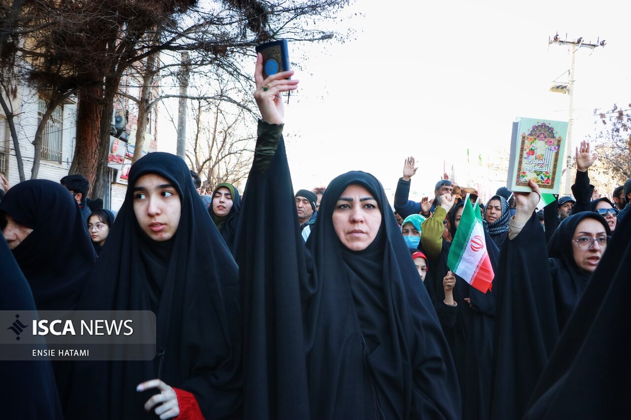 راهپیمایی همبستگی ملی بجنورد