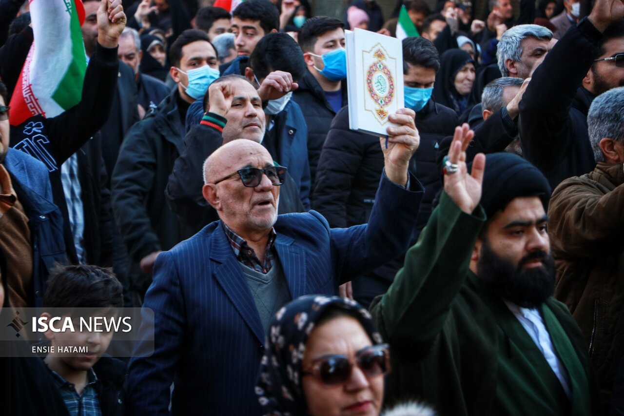 راهپیمایی همبستگی ملی بجنورد