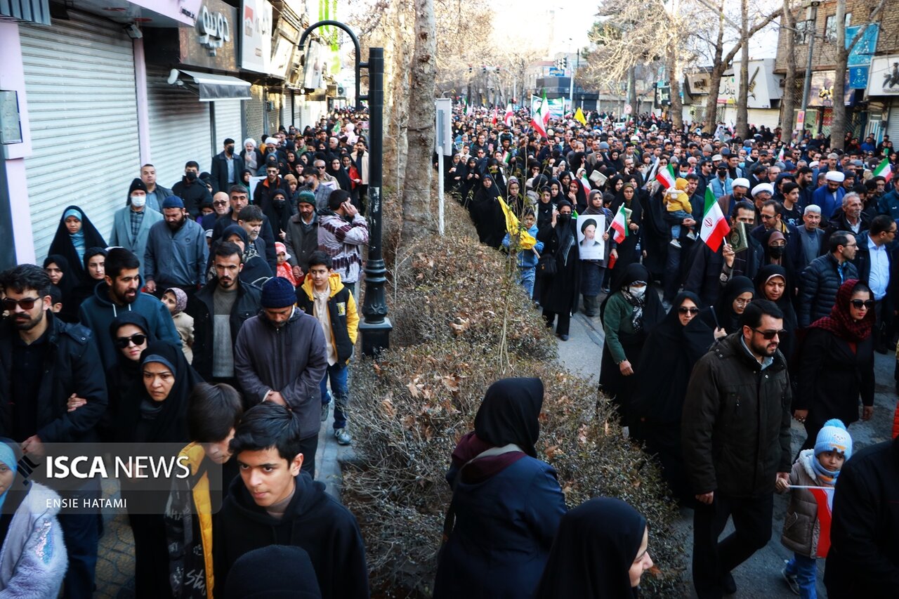راهپیمایی همبستگی ملی بجنورد