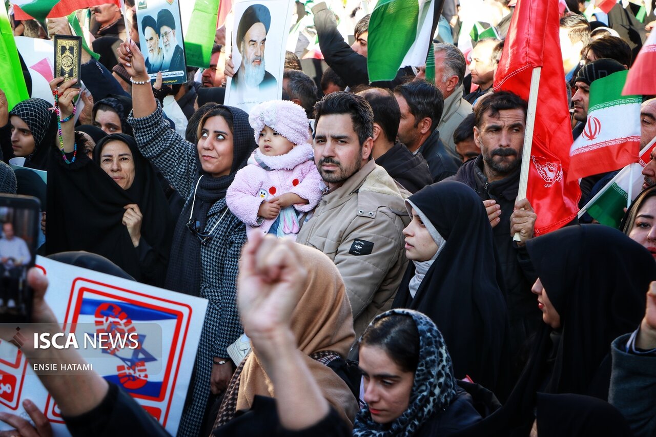 راهپیمایی همبستگی ملی بجنورد