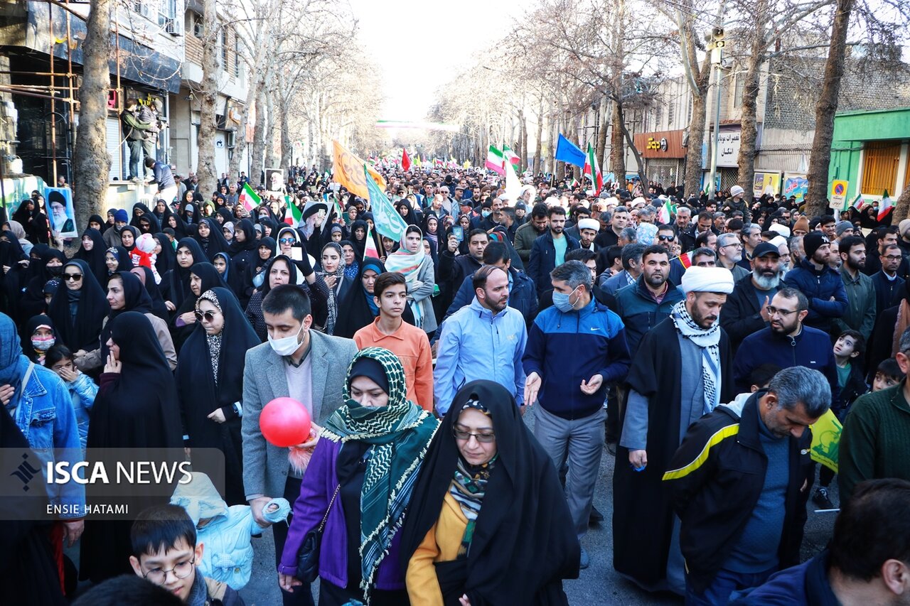 راهپیمایی همبستگی ملی بجنورد