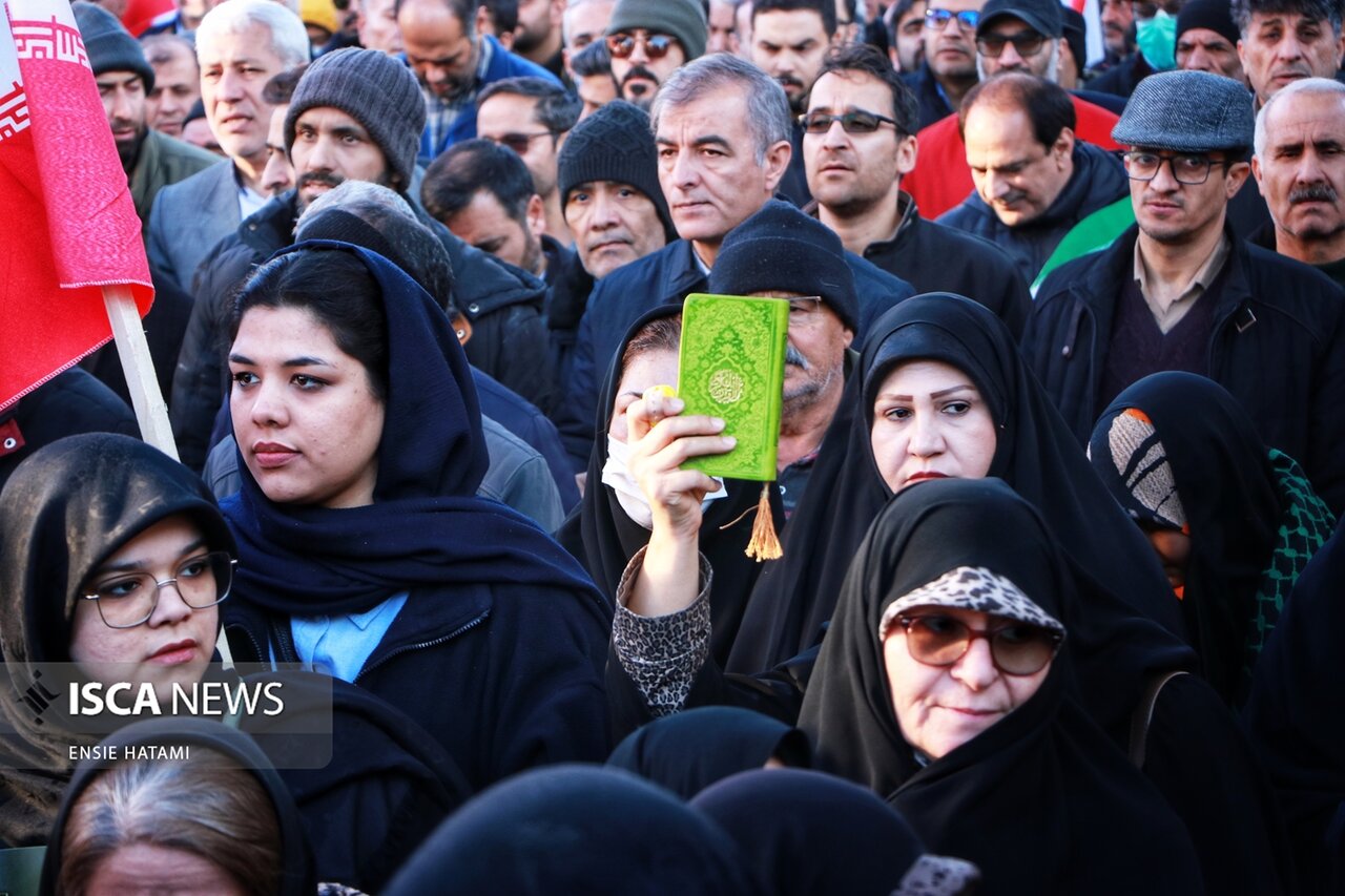 راهپیمایی همبستگی ملی بجنورد