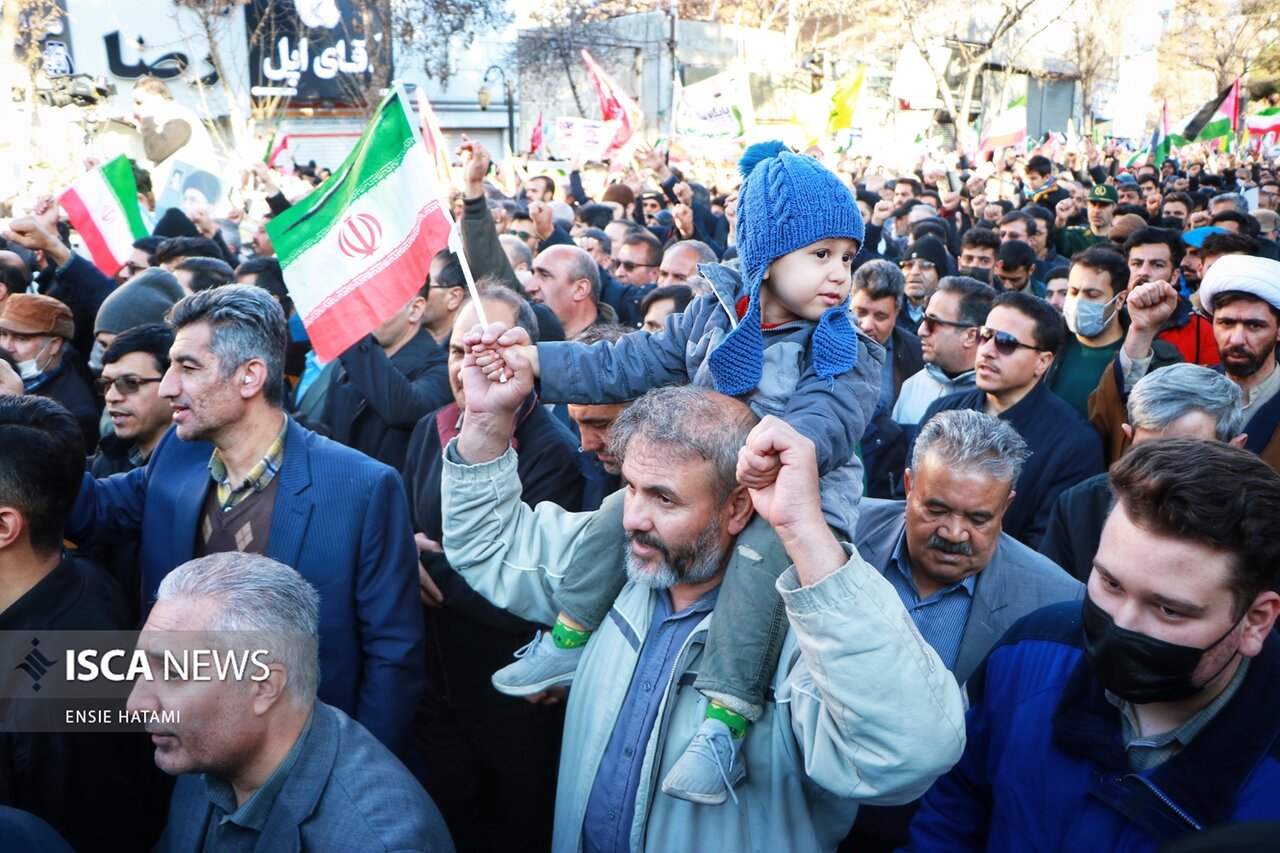 راهپیمایی همبستگی ملی بجنورد