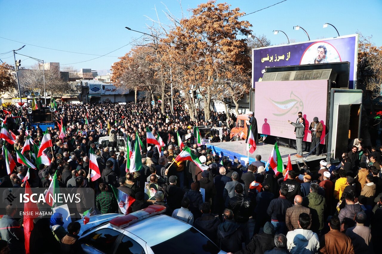 راهپیمایی همبستگی ملی بجنورد