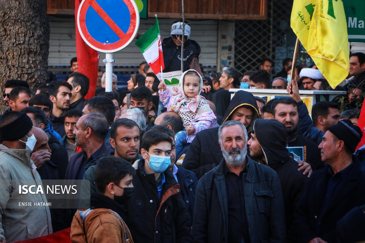 راهپیمایی همبستگی ملی بجنورد