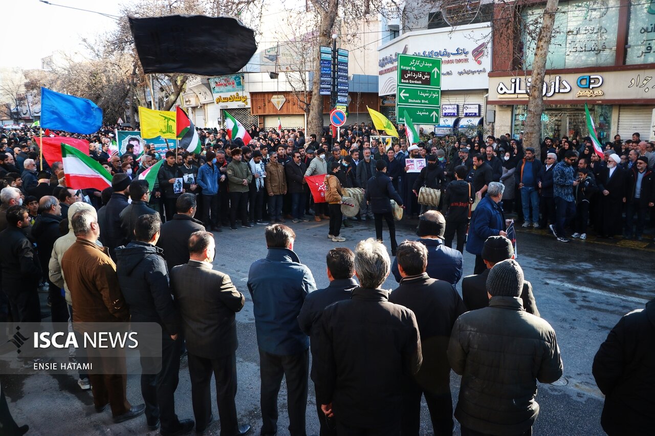 راهپیمایی همبستگی ملی بجنورد