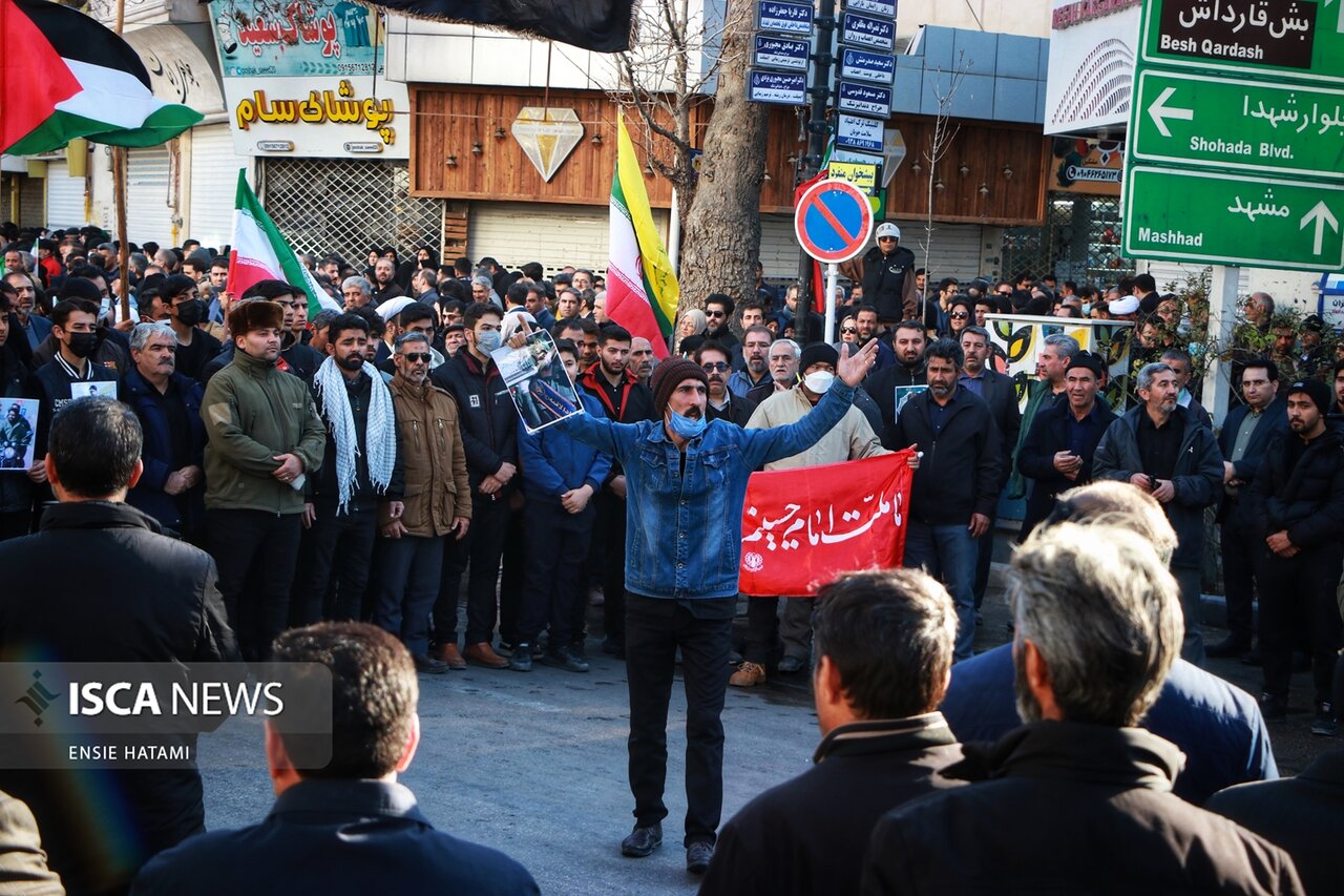 راهپیمایی همبستگی ملی بجنورد