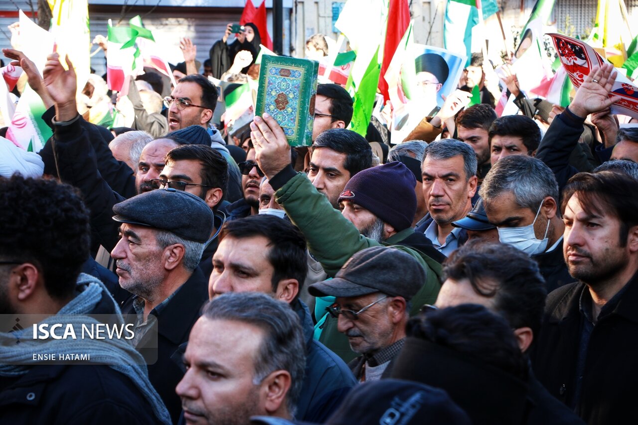 راهپیمایی همبستگی ملی بجنورد