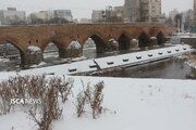 بارش برف زمستانی در اردبیل